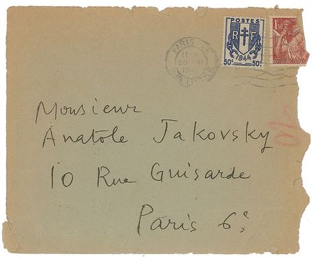 Lot #504 Jean Dubuffet Typed Letter Signed - Image 2