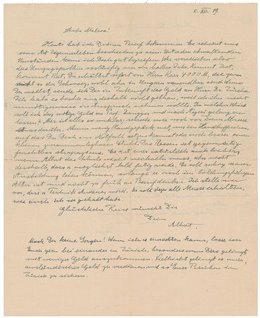 Lot #332 Albert Einstein: As Albert and Papa, the