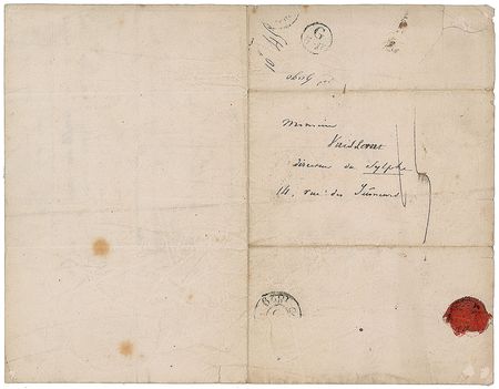 Lot #554 Victor Hugo: Penned by the 27-year-old Hugo - Image 2