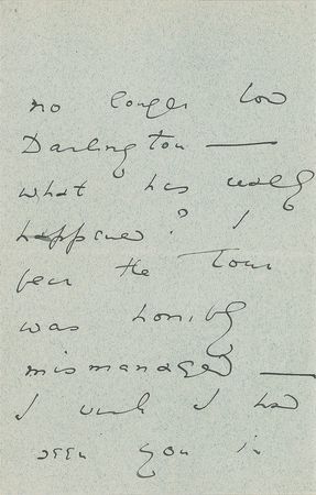 Lot #579 Oscar Wilde: To the leading player in Lady Windermere's Fan: 