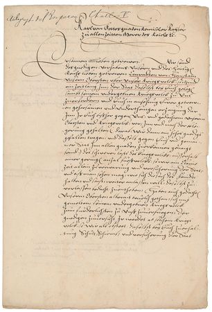 Lot #354 King Charles V Signed Document - Image 1
