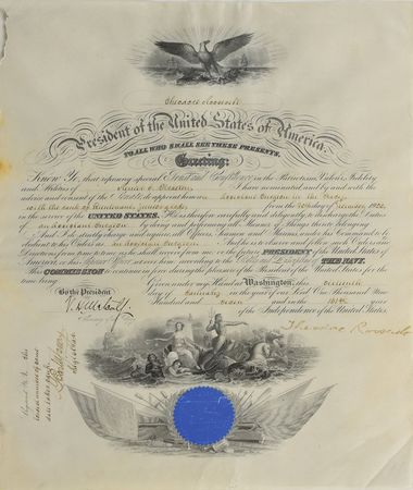 Lot #215 Theodore Roosevelt Signed Document - Image 1