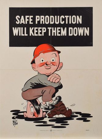 Lot #157  WWII 'Safety' Posters - Image 1