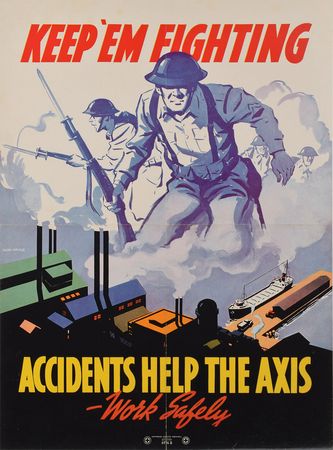 Lot #157  WWII 'Safety' Posters - Image 2