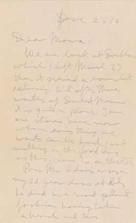 Lot #3 George S. Patton: That dog Wilson is beyond