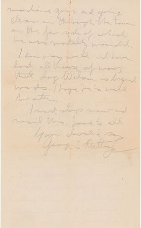Lot #3 George S. Patton: 