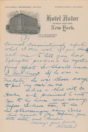 Lot #800 Harry Houdini and Harry Kellar: Houdini, Kellar, and the levitating seance of William Eglinton - Image 4
