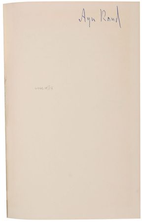 Lot #562 Ayn Rand Book - Image 1