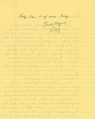 Lot #295 Ronald Reagan Handwritten Letter Signed - Image 2