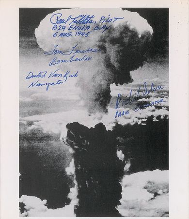 Lot #60 Enola Gay Signed Photograph