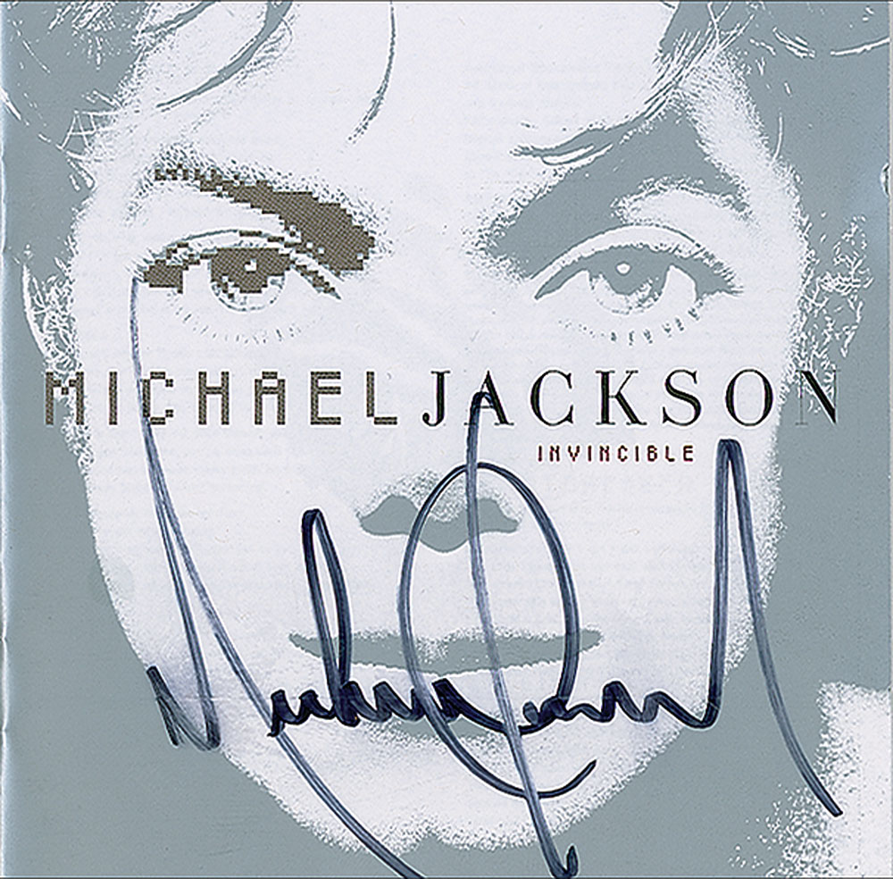 Michael Jackson /証明書付直筆サイン入り Invincible Michael Jackson 