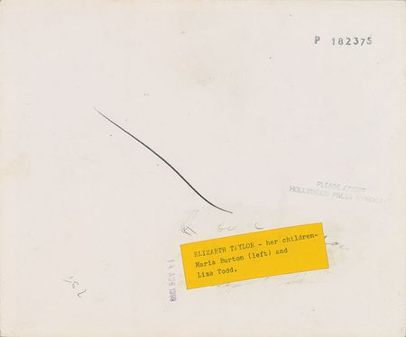 Lot #4379 Elizabeth Taylor Set of (3) Photographs - Image 4