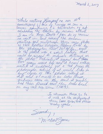 Lot #4020  Beatles Set of (5) Prints - Image 7