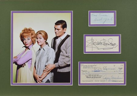 Lot #4395  Bewitched Cast Signed Display - Image 2