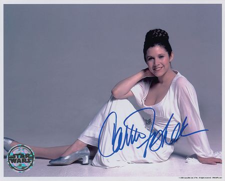 Lot #4425 Carrie Fisher Signed Photograph - Image 2