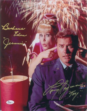 Lot #4405  I Dream of Jeannie Oversized Signed Photograph - Image 2