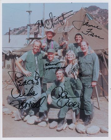 Lot #4410  MASH Signed Photograph - Image 1