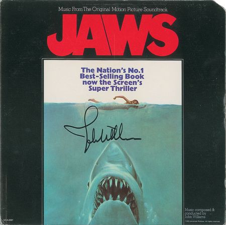 Lot #4388 John Williams 'Jaws' Signed Album - Image 2