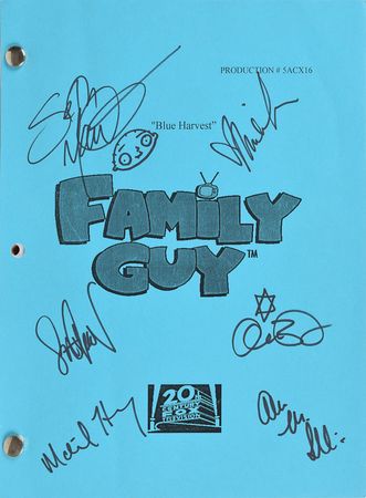 Lot #4462  Family Guy Cast-Signed Script - Image 2