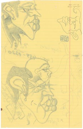 Lot #4258 Michael Jackson Signed Sketch - Image 2