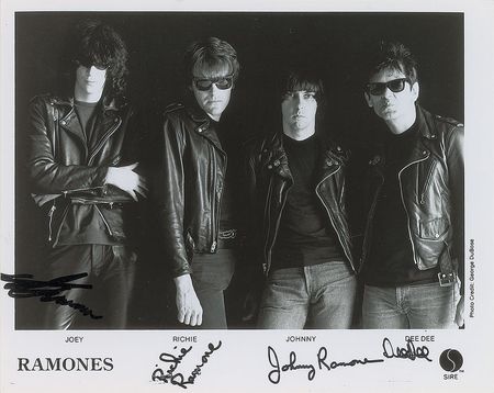 Lot #4227  Ramones Signed Photograph - Image 2