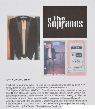 Lot #4464 James Gandolfini's Screen-Worn Sopranos Shirt - Image 5