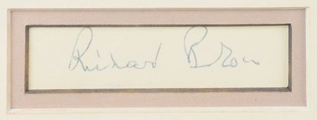 Lot #4380 Elizabeth Taylor, Richard Burton, and Noel Coward Signature Display - Image 2