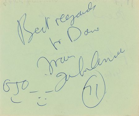 Lot #4031 John Lennon and Yoko Ono Signatures - Image 1