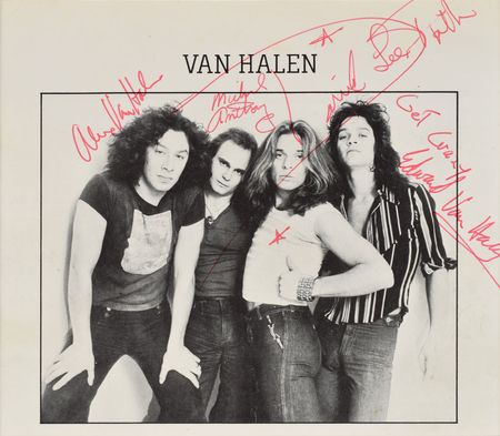 Lot #4211  Van Halen Signed Photograph - Image 1