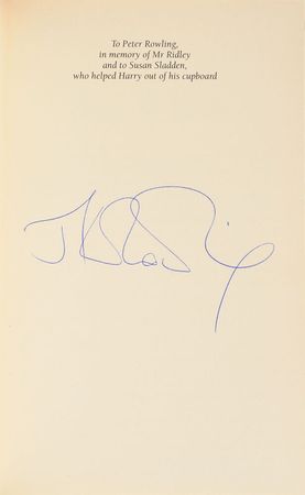 Lot #4439 J. K. Rowling Signed 'Harry Potter and the Goblet of Fire' Book - Image 1