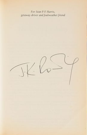 Lot #4437 J. K. Rowling Signed 'Harry Potter and the Chamber of Secrets' Book - Image 1