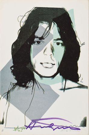 Lot #4544 Andy Warhol Set of (10) Signed Mick Jagger Postcard Photographs - Image 1