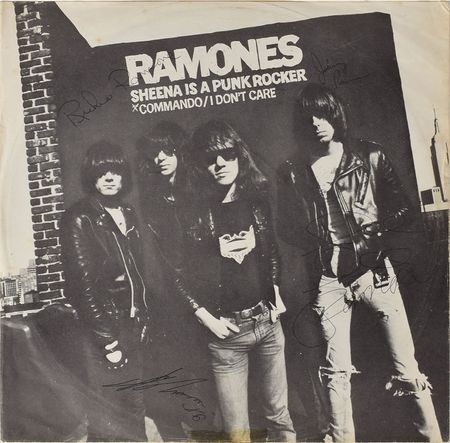 Lot #4236  Ramones Signed 'Leave Home' and 'Sheena is a Pink Rocker' Albums - Image 2