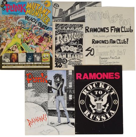 Lot #4233  Ramones Set of (8) Circa 1970s Tickets, Programs, and Handbills - Image 1