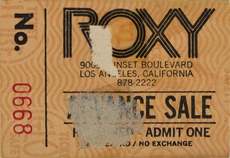 Lot #4233  Ramones Set of (8) Circa 1970s Tickets, Programs, and Handbills - Image 7