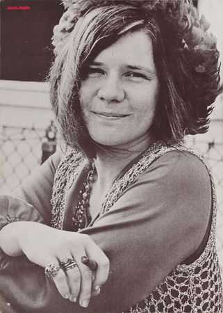 Lot #4109 Janis Joplin Original Cardboard Promo Poster - Image 1