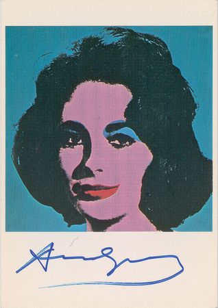 Lot #4541 Andy Warhol Signed Postcard - Image 2