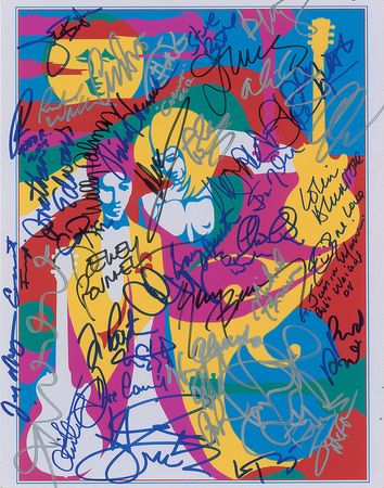 Lot #4171  Classic Rock Legends Oversized Multi-signed Photograph - Image 2