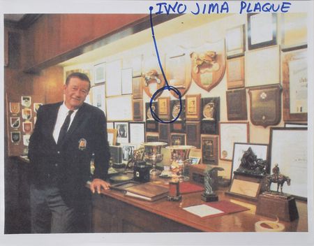 Lot #4382 John Wayne's Award for Sands of Iwo Jima - Image 2