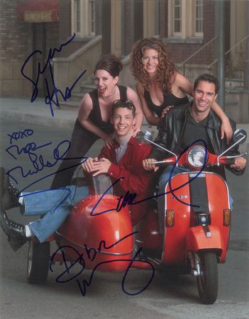 Lot #4478  Will and Grace Signed Photograph - Image 2