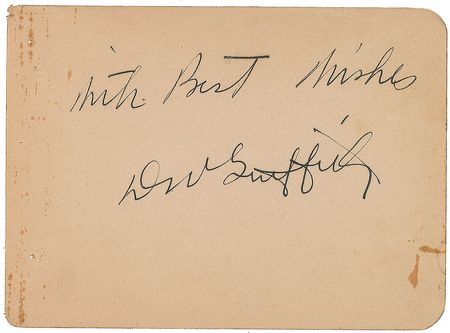 Lot #4353 D. W. Griffith Signature - Image 2