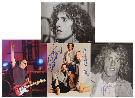 Lot #4120 The Who Set of (4) Signed Photographs - Image 2