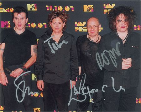 Lot #4261 The Cure Signed Photograph - Image 2