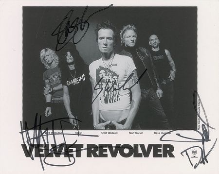 Lot #4292  Velvet Revolver Signed Photograph - Image 2