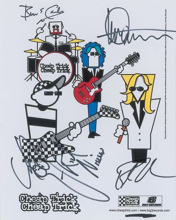 Lot #4170  Cheap Trick Signed Photograph - Image 2