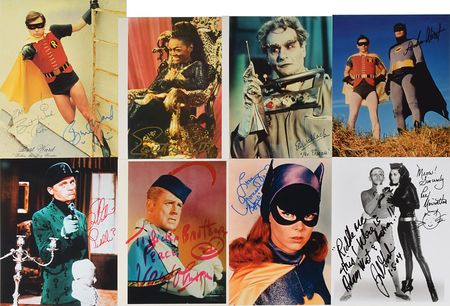 Lot #4394  Batman Set of (8) Signed Photographs - Image 1