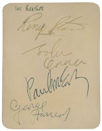 Lot #4005  Beatles Signed 1963 Royal Command Performance Admission Ticket - Image 1
