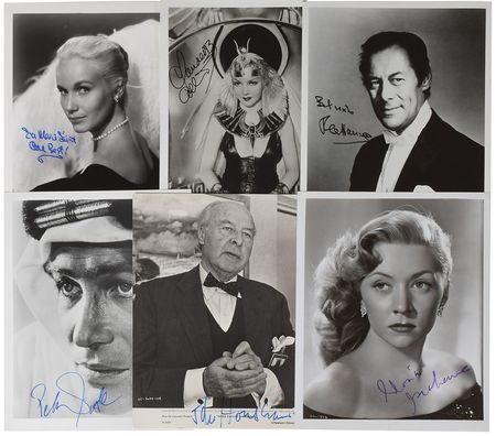 Lot #4323  Academy Award Winner Set of (6) Signed Photographs - Image 2