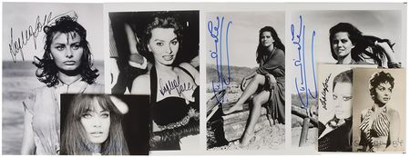 Lot #4354  Italian Actresses Set of (7) Signed Photographs - Image 2