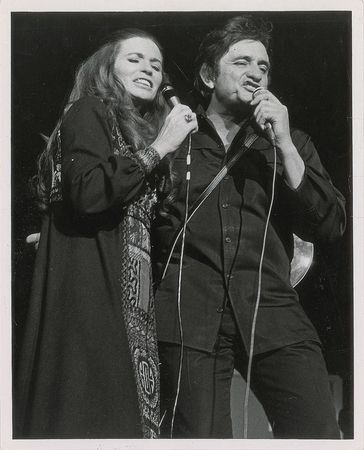 Lot #4058 Johnny and June Cash Original Vintage Photograph - Image 1